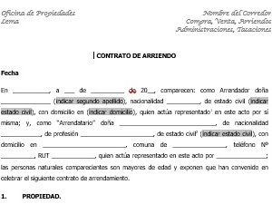 Contrato de Arrendamiento