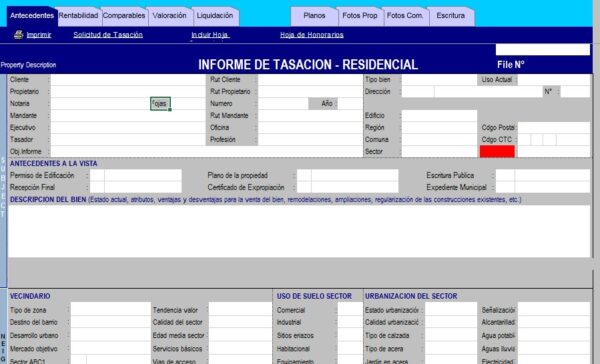 Tasación de Propiedades