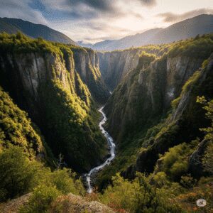 Vilches, Chile. Imagen creada por IA.
