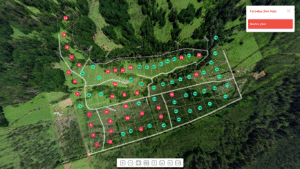 Imagen del Plan Maestro de la Parcelación Parque Dos Ríos de Villarrica.