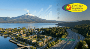 Inversión inmobiliaria en Villarrica y Pucón analizando geopolítica, infraestructura y costos de energía.